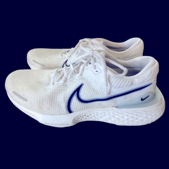Nike ZoomX Invincible Run Flyknit 2 White University Blue DH5425-100 Sz 7.5 Men - Picture 5 of 8